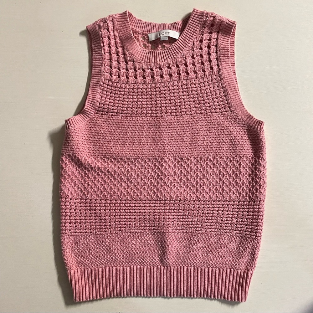 LOFT‎ Sleeveless Sweater Vest Pullover